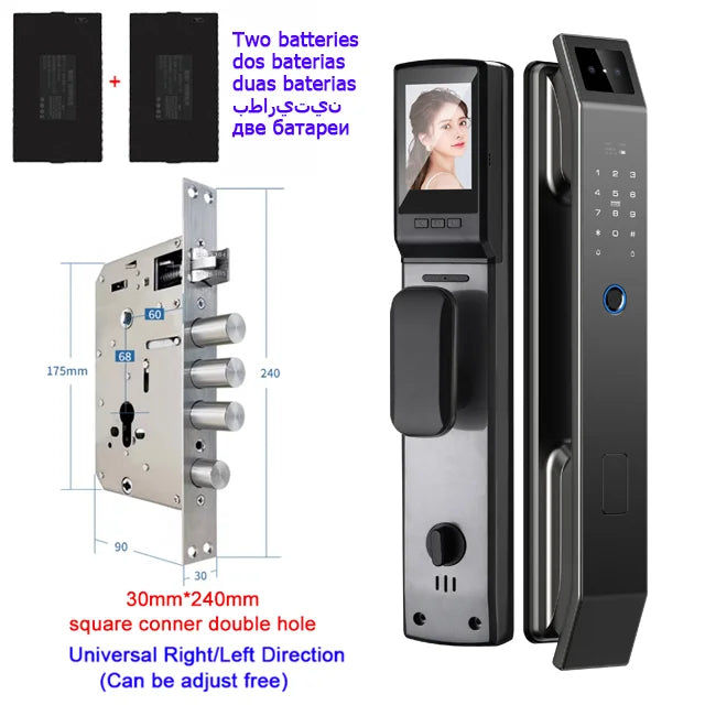 GARANT™Face Recognition Smart Door Lock (Camera + Fingerprint) — Keyless Wi‑Fi Entry