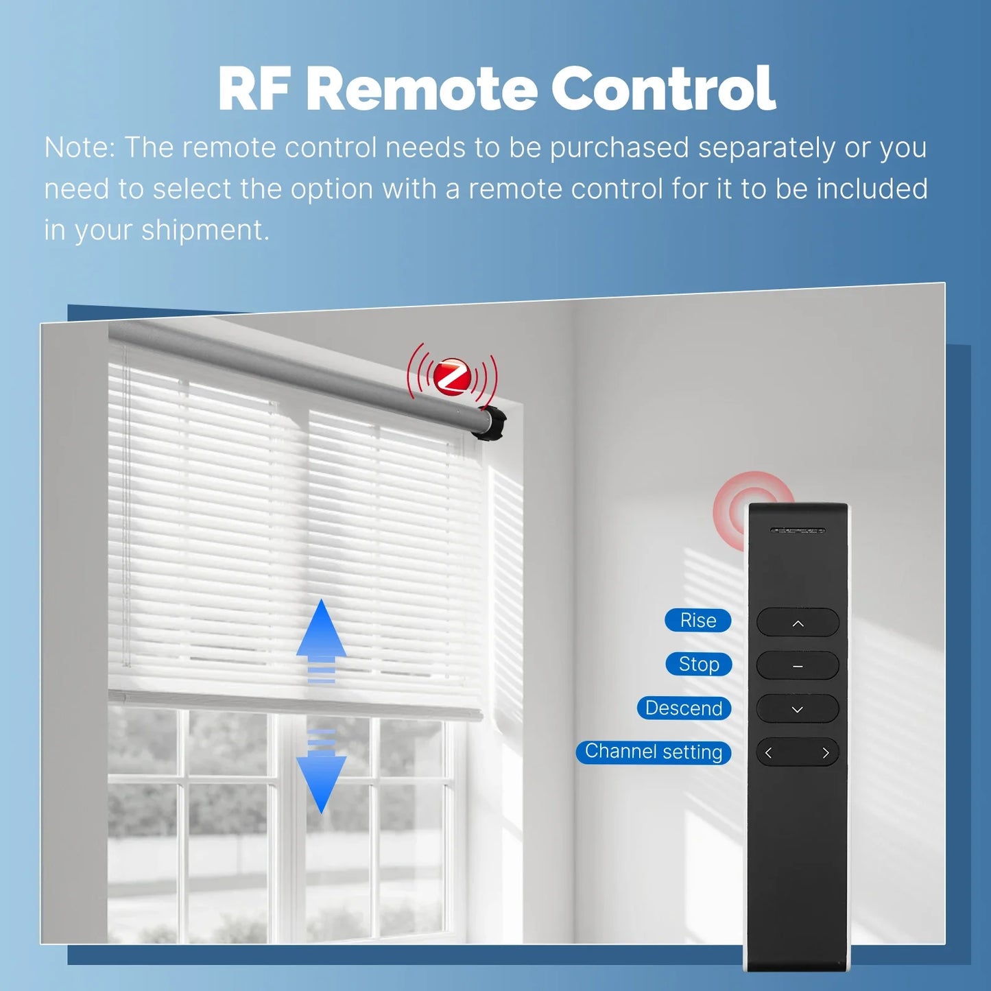 MOES ZigBee Smart Roller Blinds Motor | Automatic Shades with Voice & Remote Control