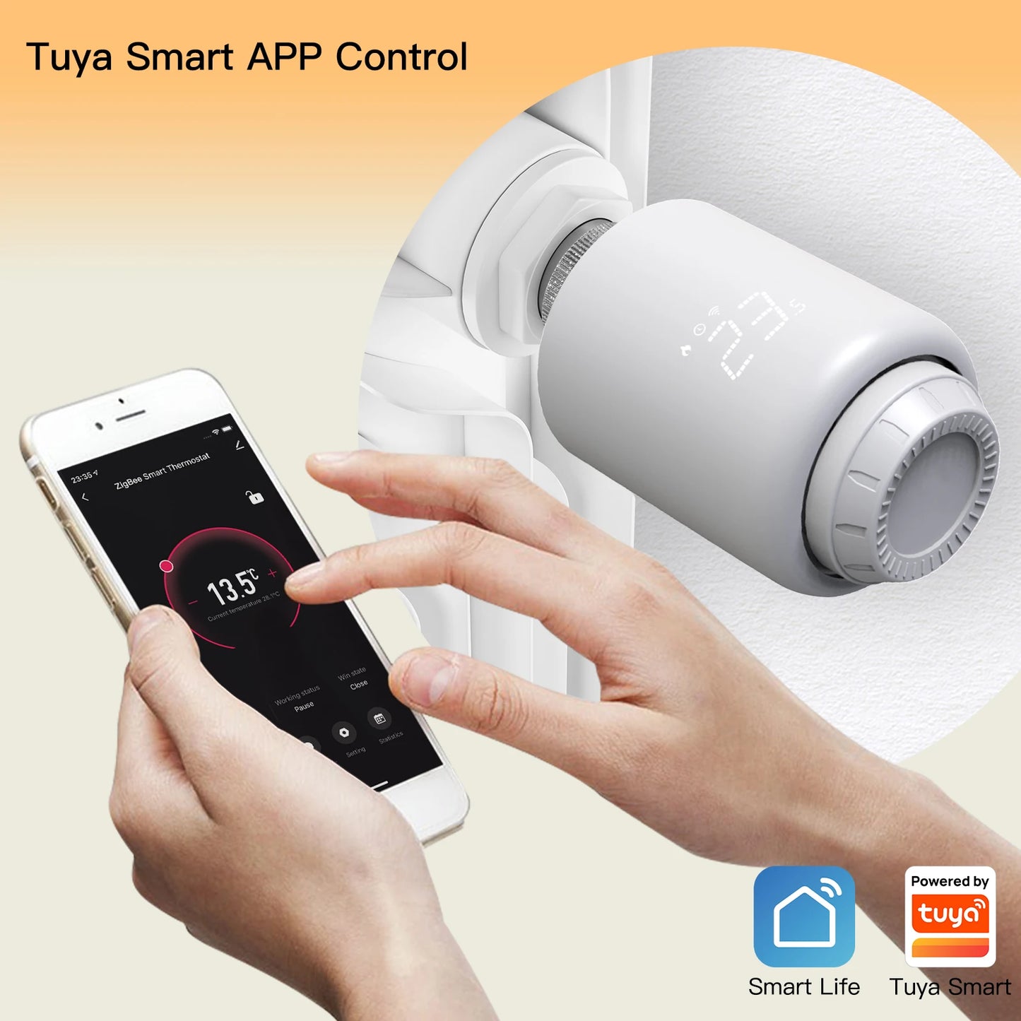 Moes Tuya ZigBee Thermostatic Radiator Valve