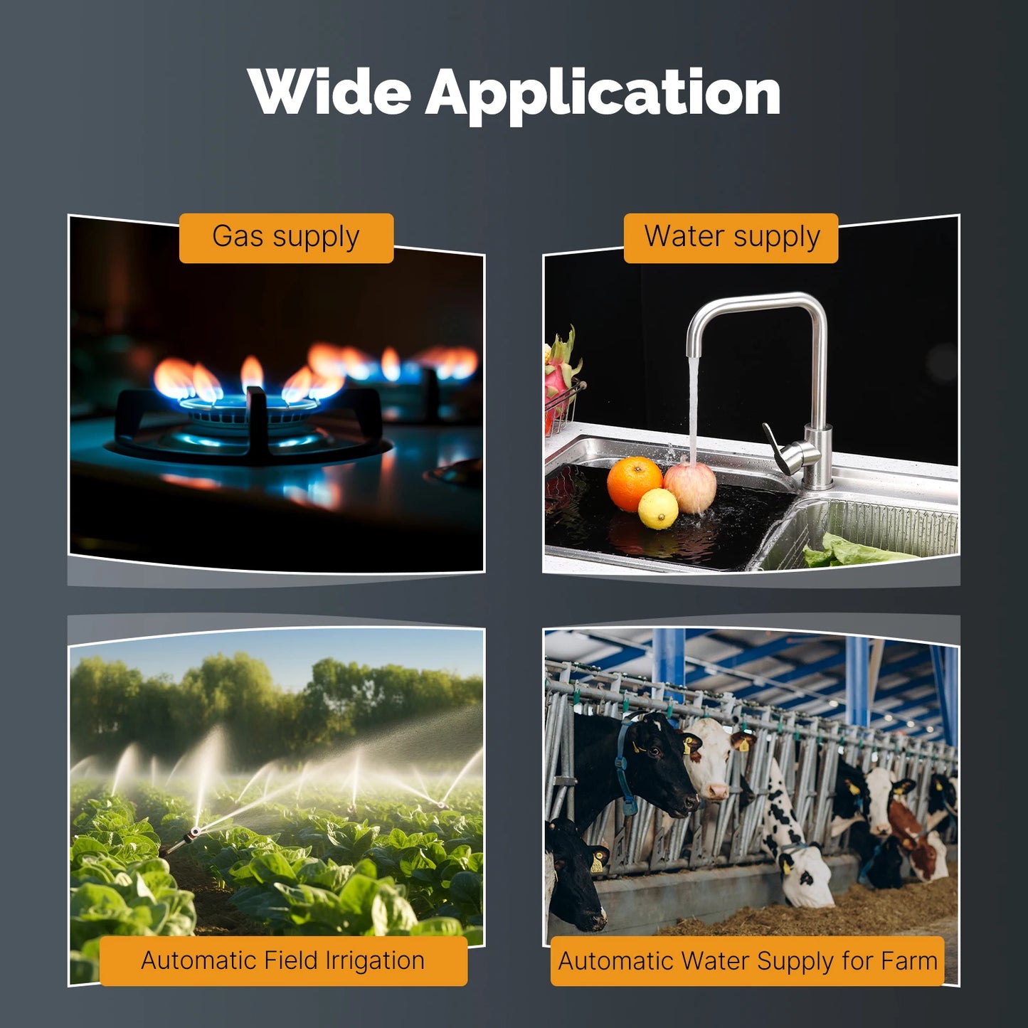 MOES Tuya ZigBee Smart Battery-Powered Water & Gas Valve Controller