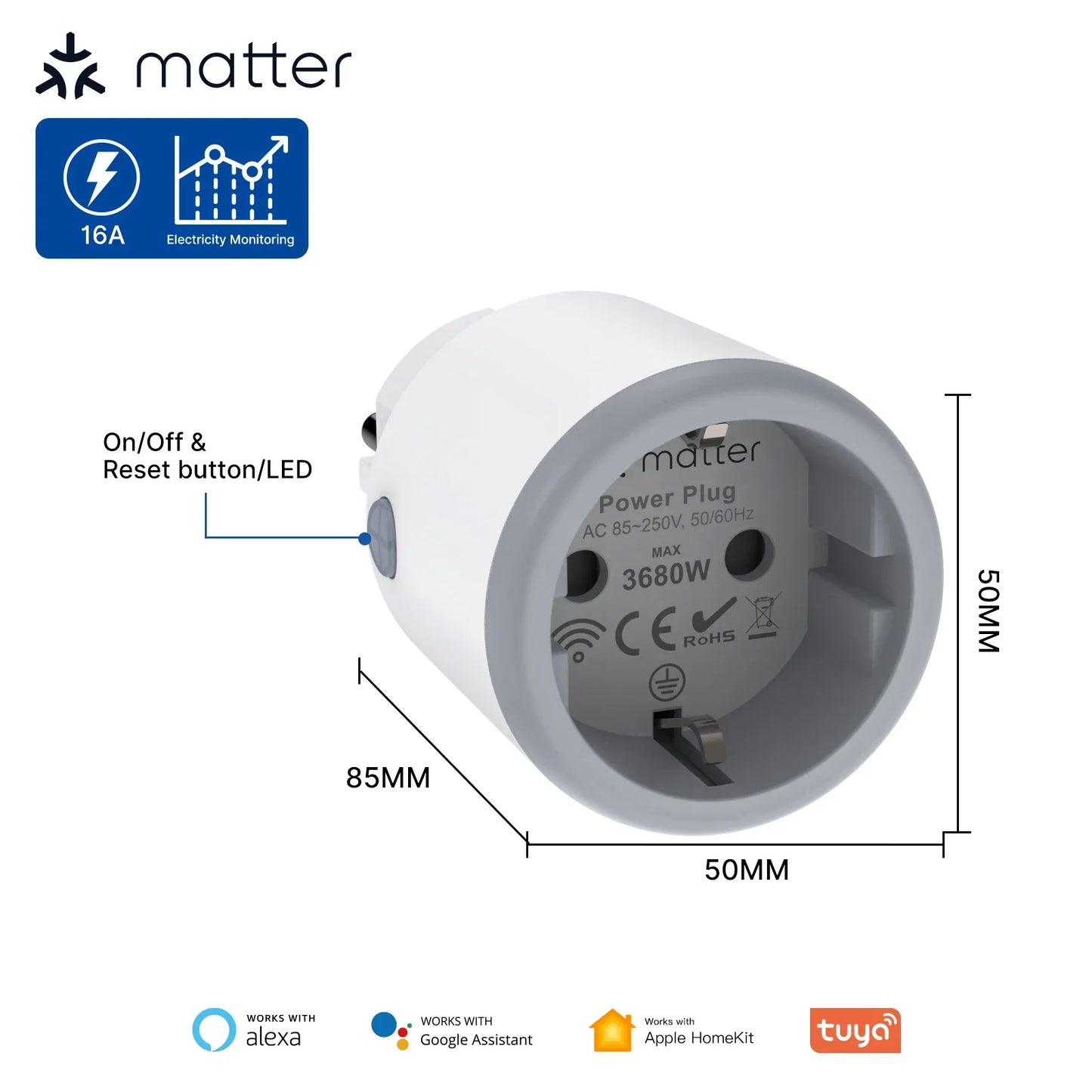 MOES Smart Matter WiFi Plug