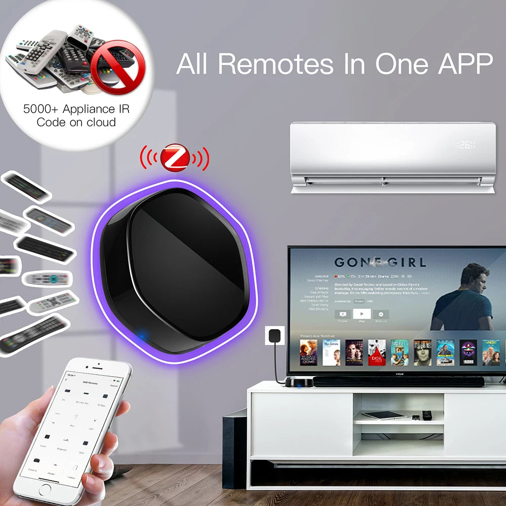 Tuya Smart 3-in-1 Hub – WiFi, ZigBee & BLE Mesh with IR Remote