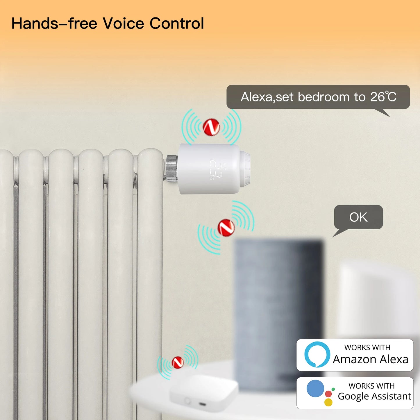 Moes Tuya ZigBee Thermostatic Radiator Valve