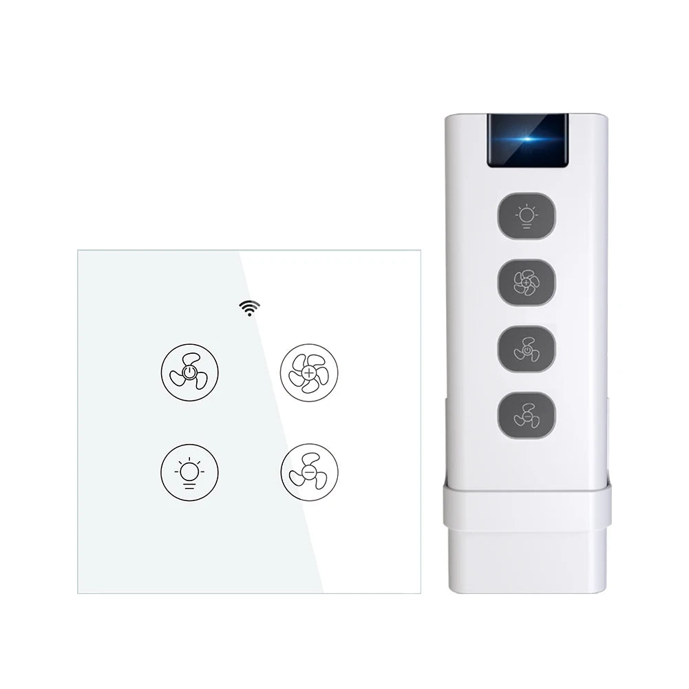 MOES WiFi RF Smart Ceiling Fan Light Switch | 2/3-Way Multi-Control, Alexa/Google Home