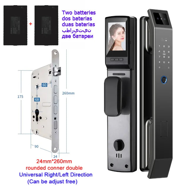 GARANT™Face Recognition Smart Door Lock (Camera + Fingerprint) — Keyless Wi‑Fi Entry