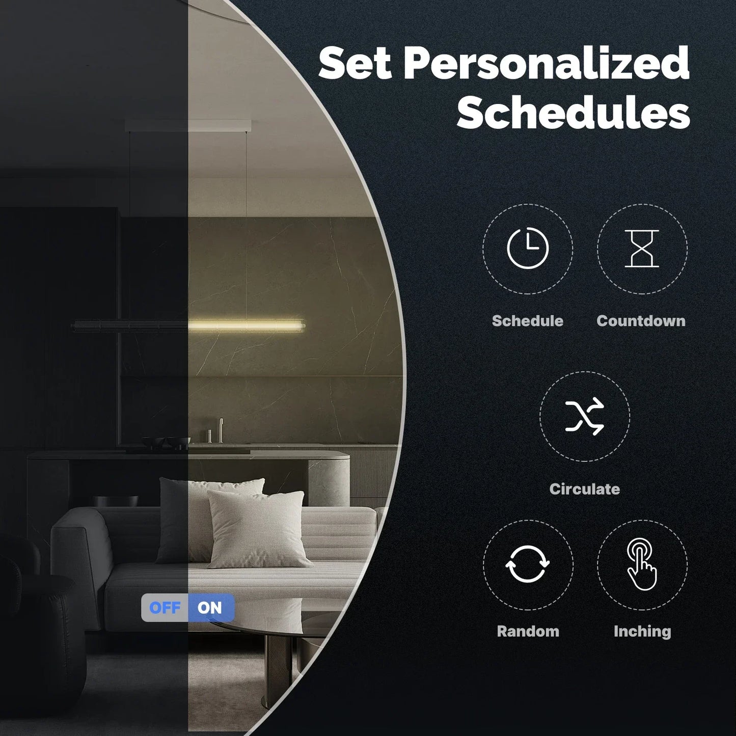 MOES ZigBee Smart Touch Light Switch | Glass Panel with App & Voice Control