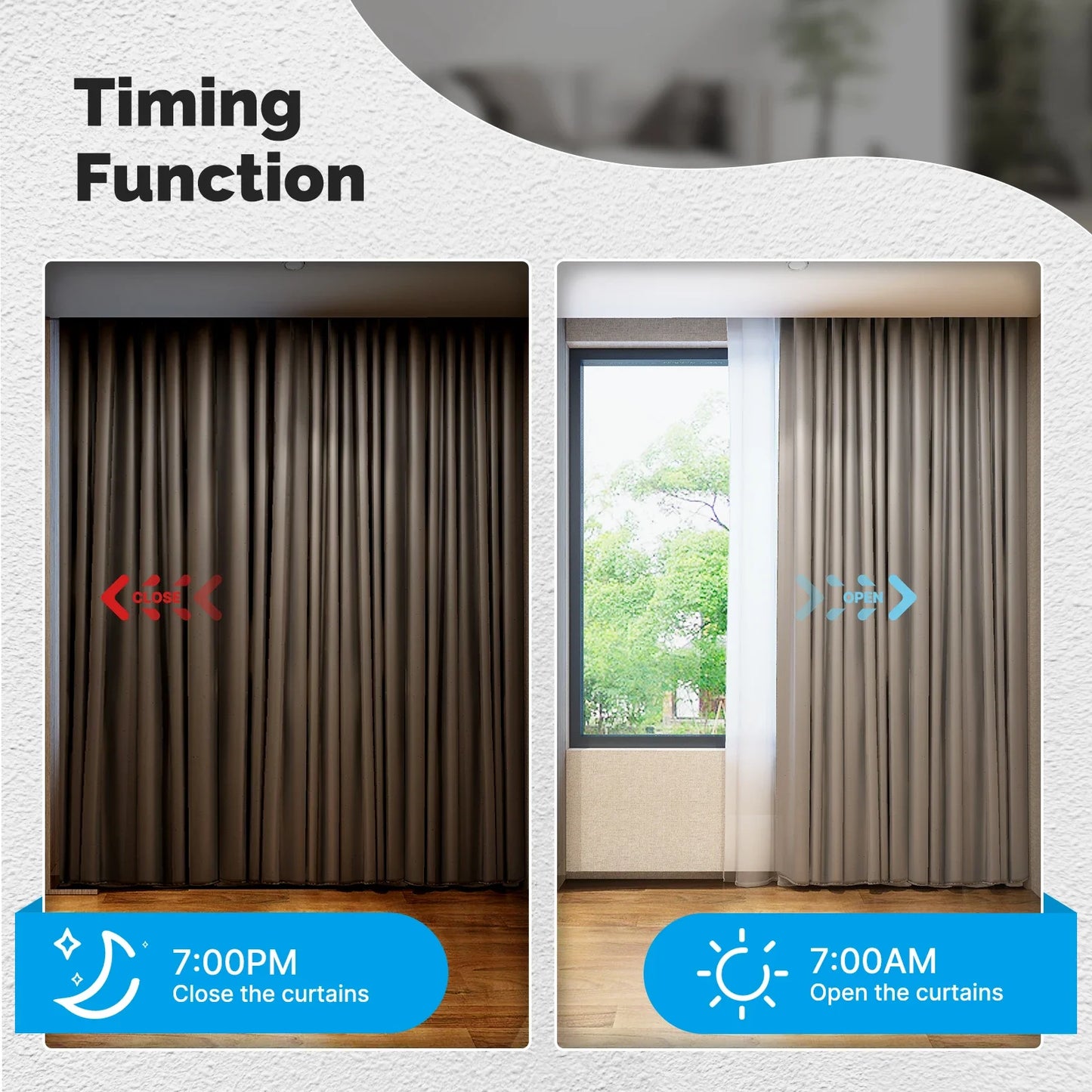 MOES ZigBee/WiFi Smart Curtain Switch Module | Mini Design, App & Voice Control