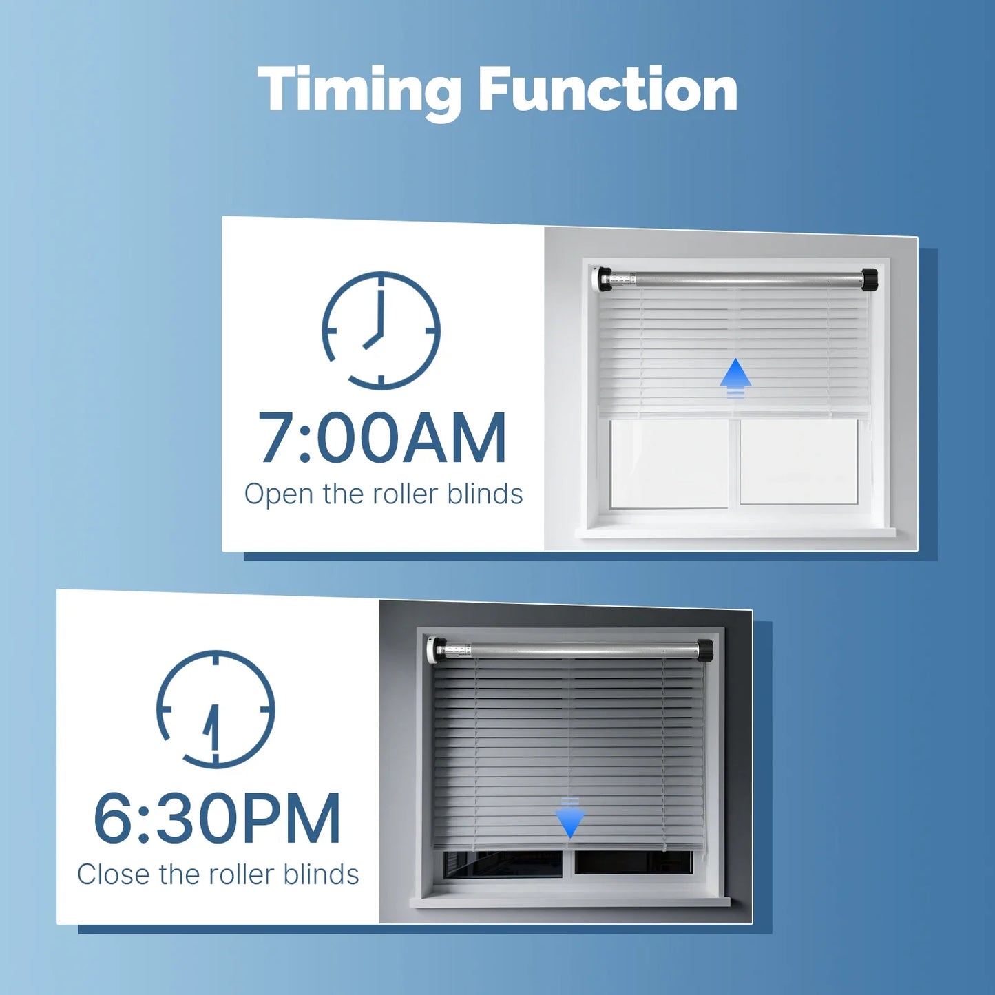 MOES ZigBee Smart Roller Blinds Motor | Automatic Shades with Voice & Remote Control
