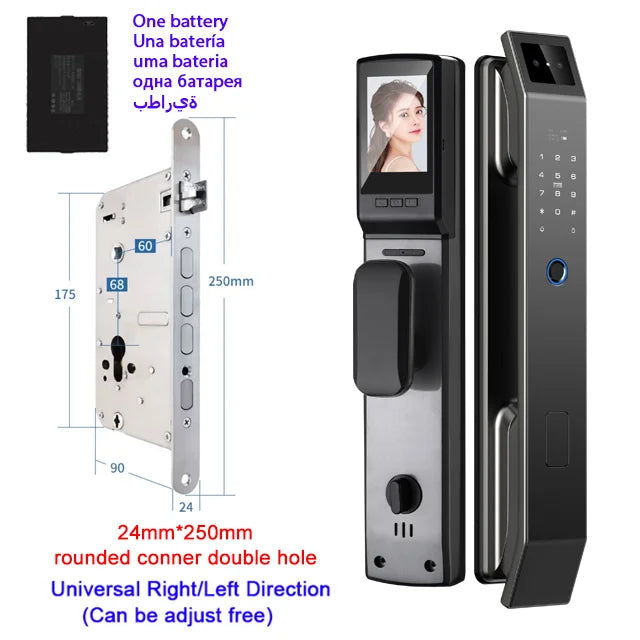 GARANT™Face Recognition Smart Door Lock (Camera + Fingerprint) — Keyless Wi‑Fi Entry