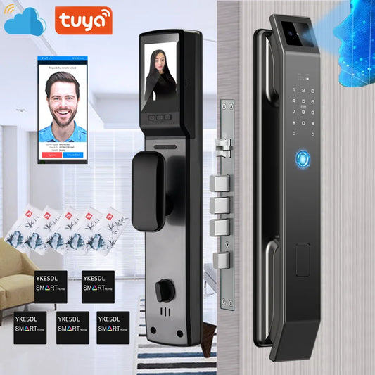 GARANT™Face Recognition Smart Door Lock (Camera + Fingerprint) — Keyless Wi‑Fi Entry