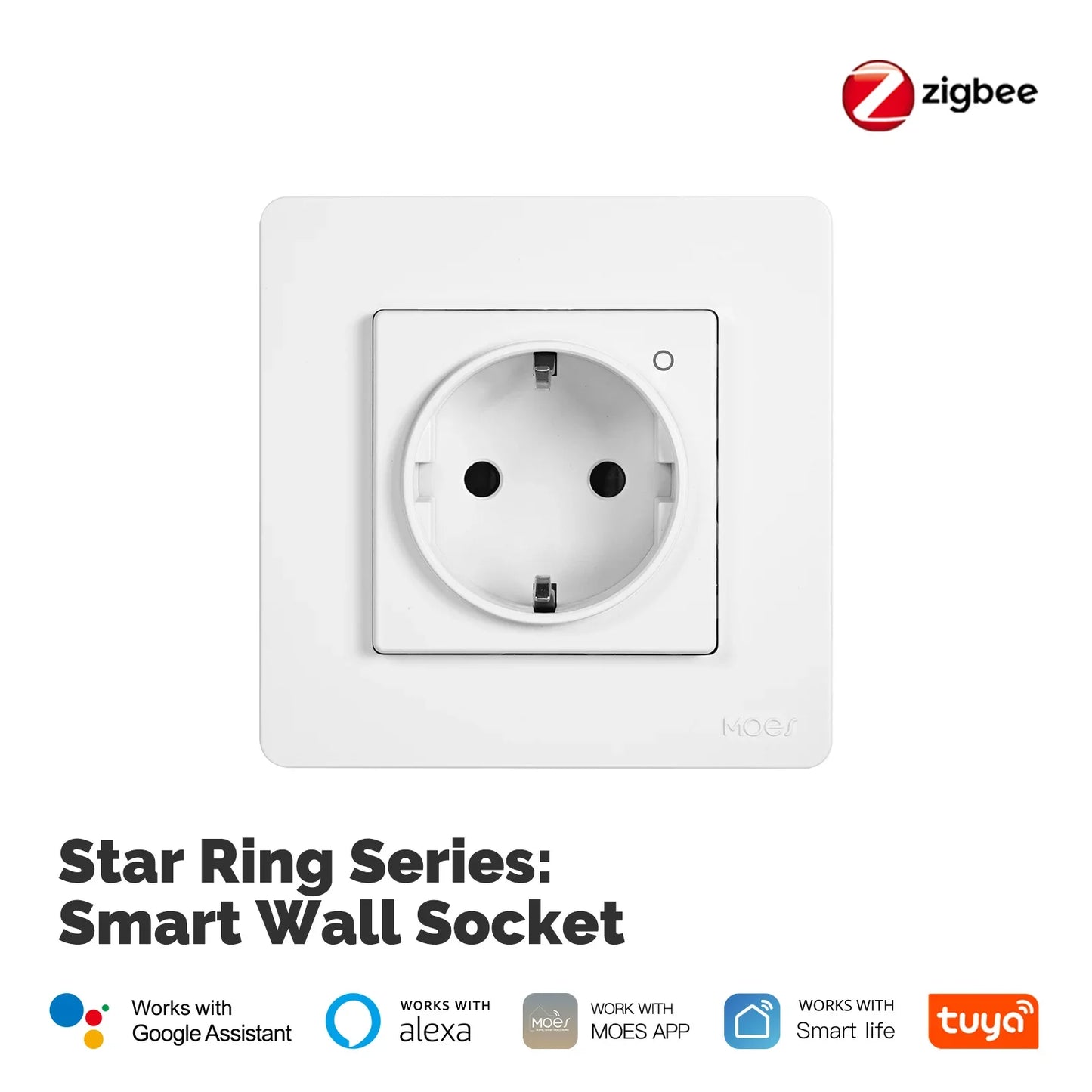 MOES ZigBee Smart Wall Socket