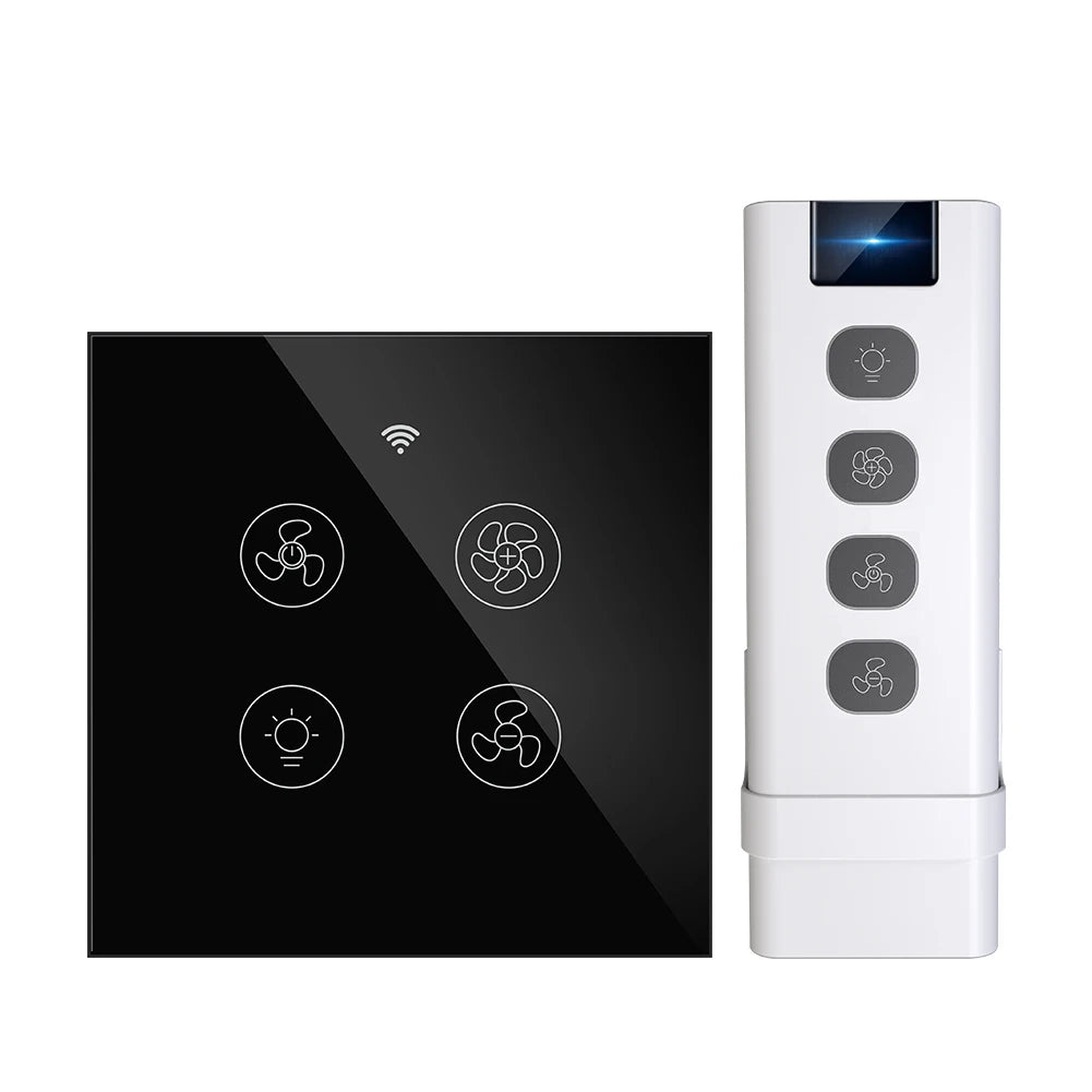 MOES WiFi RF Smart Ceiling Fan Light Switch | 2/3-Way Multi-Control, Alexa/Google Home