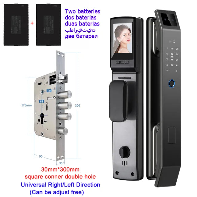 GARANT™Face Recognition Smart Door Lock (Camera + Fingerprint) — Keyless Wi‑Fi Entry