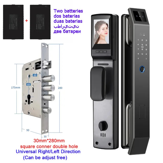 GARANT™Face Recognition Smart Door Lock (Camera + Fingerprint) — Keyless Wi‑Fi Entry