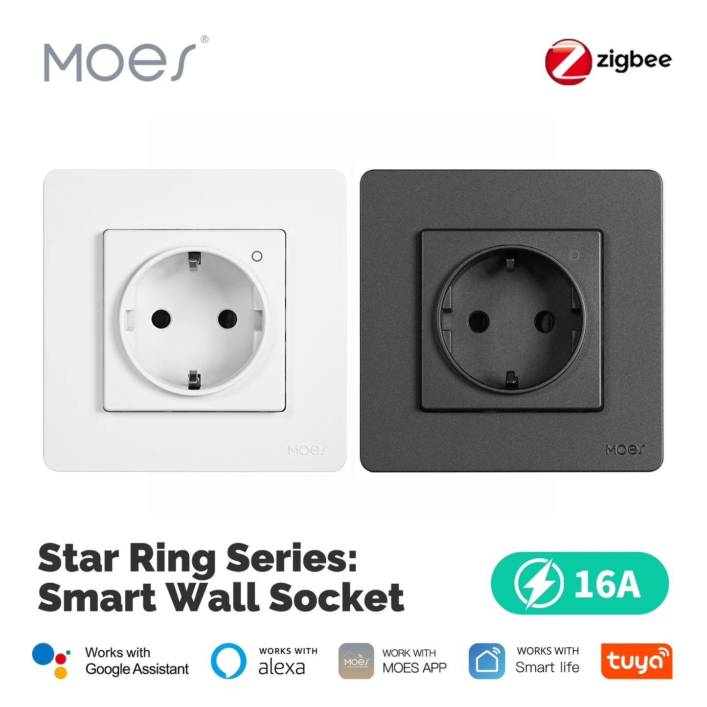 MOES ZigBee Smart Wall Socket