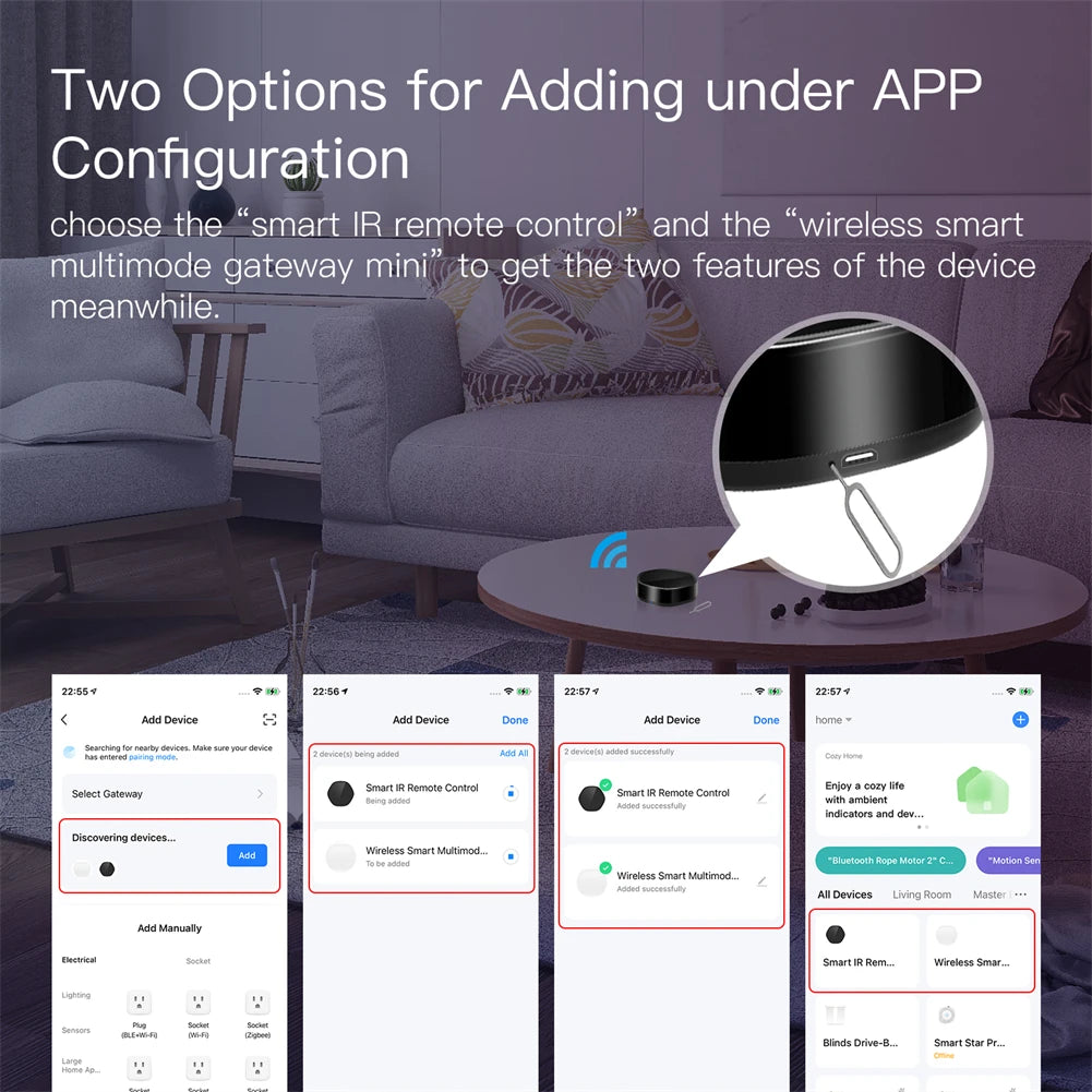 Tuya Smart 3-in-1 Hub – WiFi, ZigBee & BLE Mesh with IR Remote