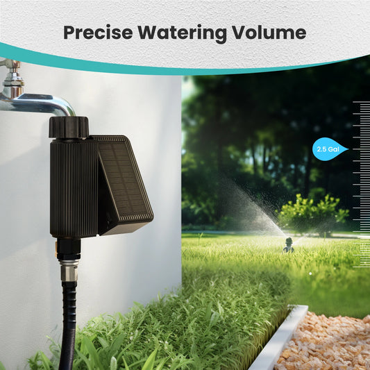 MOES Tuya Smart Solar Water Timer – WiFi Irrigation Controller with Soil Sensor & Brass Inlet (IP65)