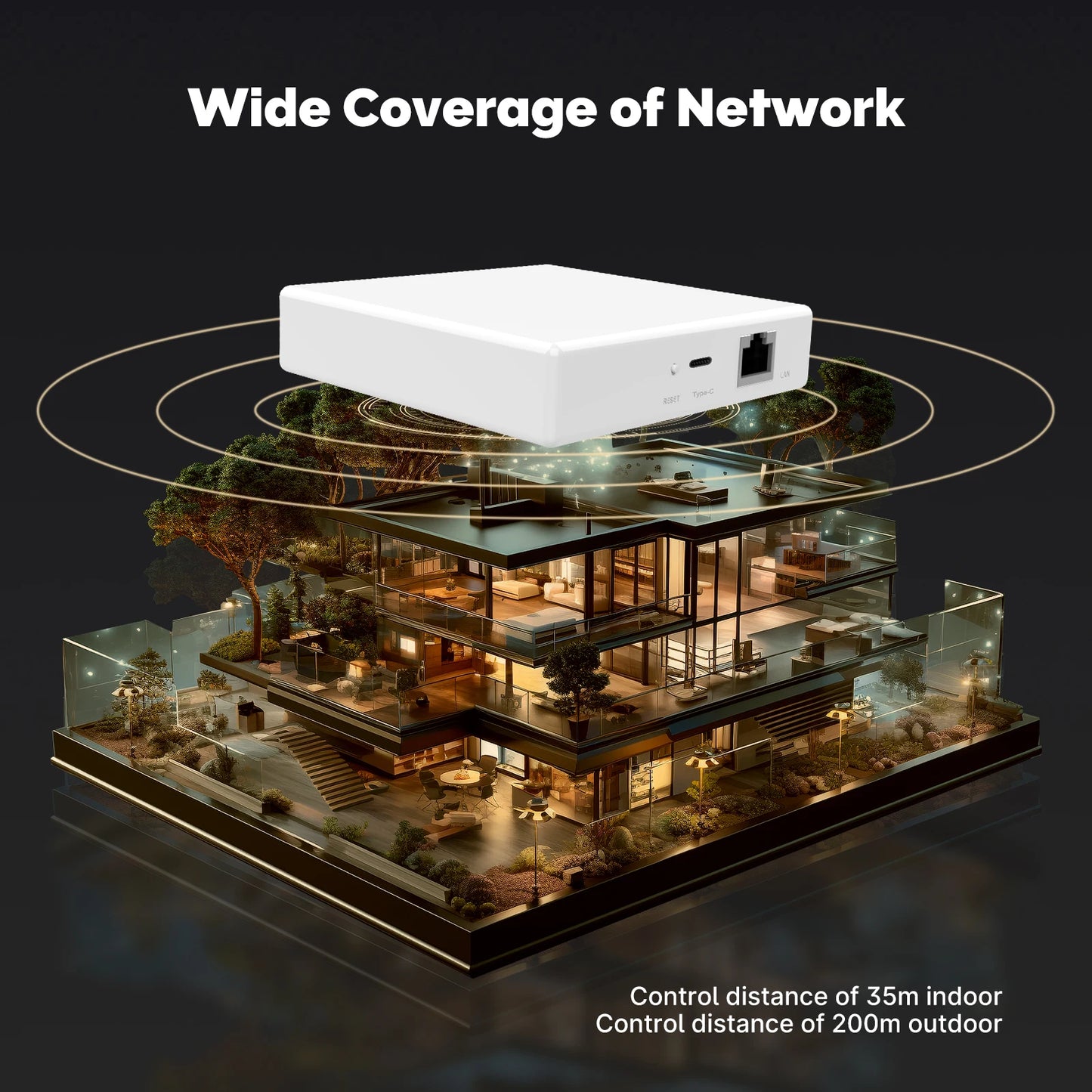 MOES Tuya Matter Hub – ZigBee & Thread Smart Home Gateway