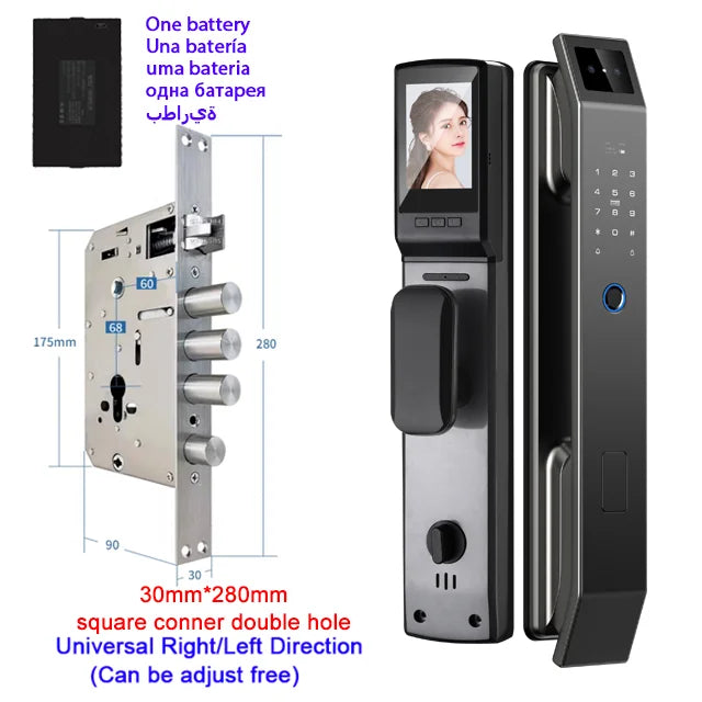 GARANT™Face Recognition Smart Door Lock (Camera + Fingerprint) — Keyless Wi‑Fi Entry