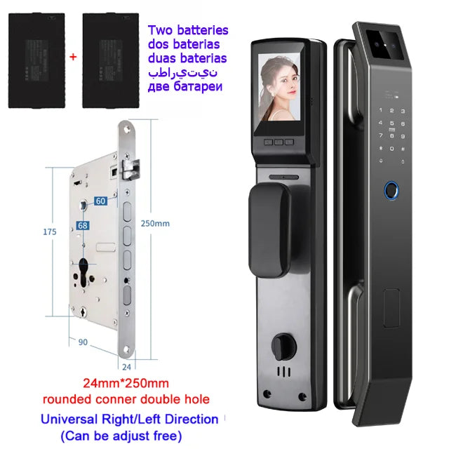 GARANT™Face Recognition Smart Door Lock (Camera + Fingerprint) — Keyless Wi‑Fi Entry
