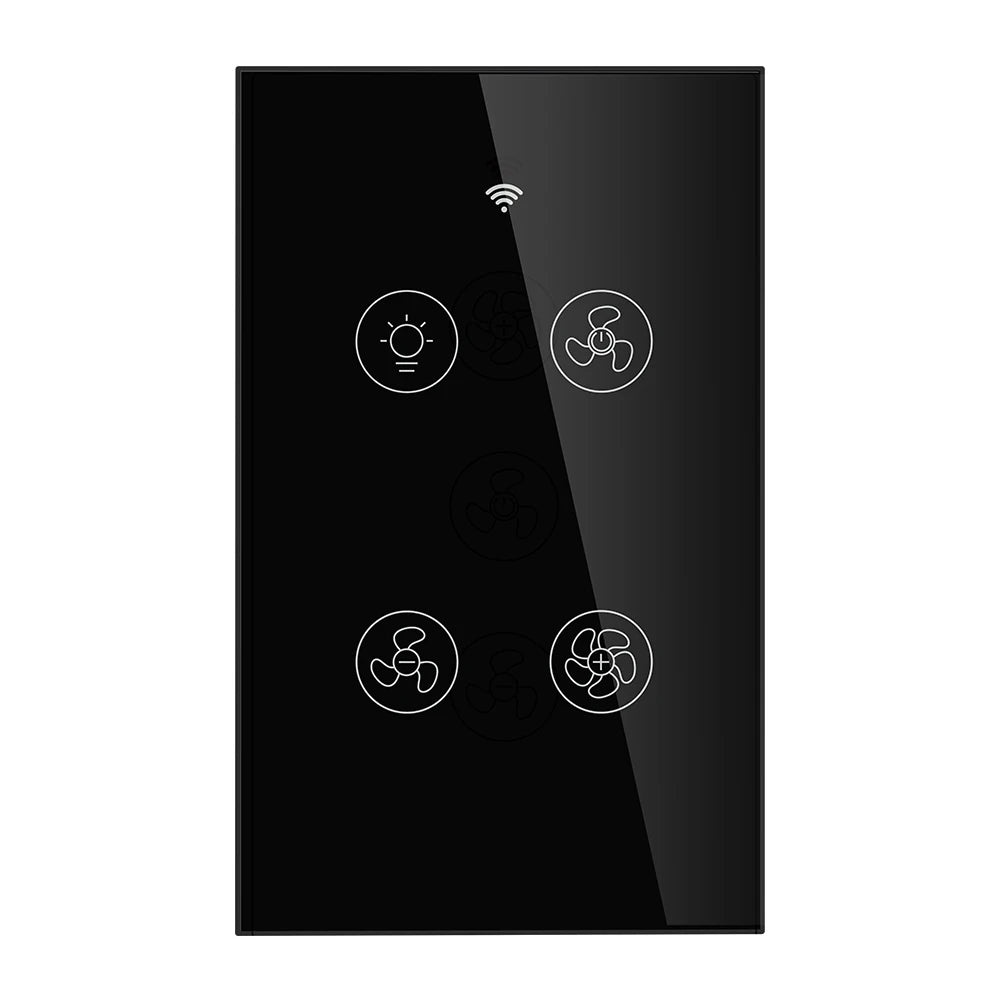 MOES WiFi RF Smart Ceiling Fan Light Switch | 2/3-Way Multi-Control, Alexa/Google Home