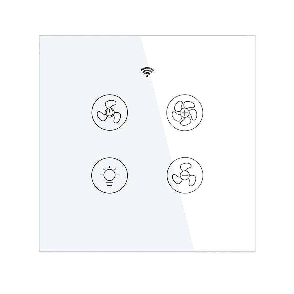 MOES WiFi RF Smart Ceiling Fan Light Switch | 2/3-Way Multi-Control, Alexa/Google Home