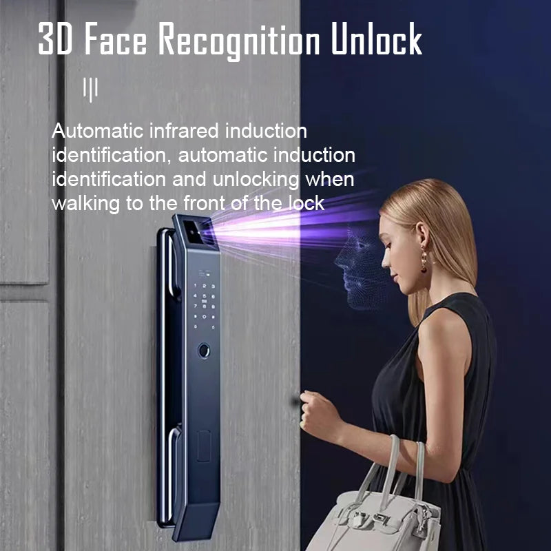 GARANT™Face Recognition Smart Door Lock (Camera + Fingerprint) — Keyless Wi‑Fi Entry