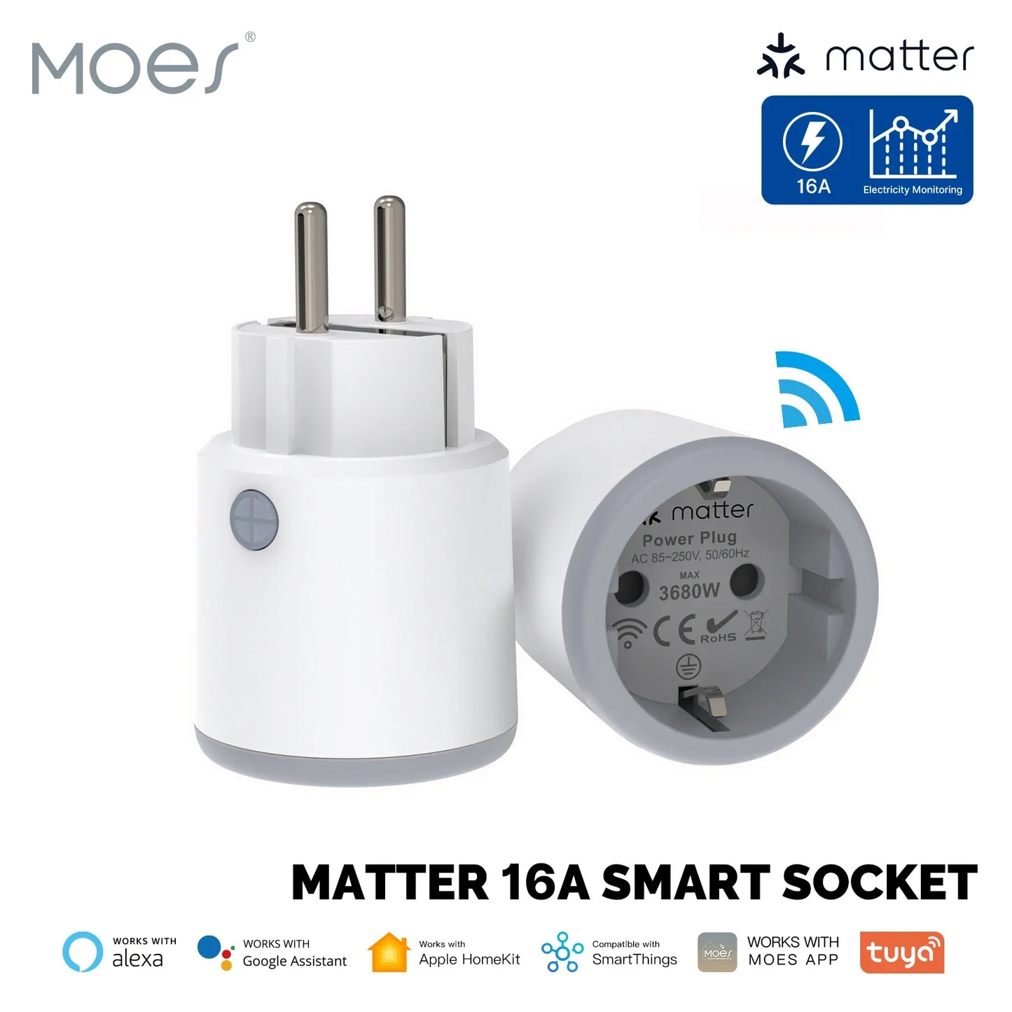 MOES Smart Matter WiFi Plug