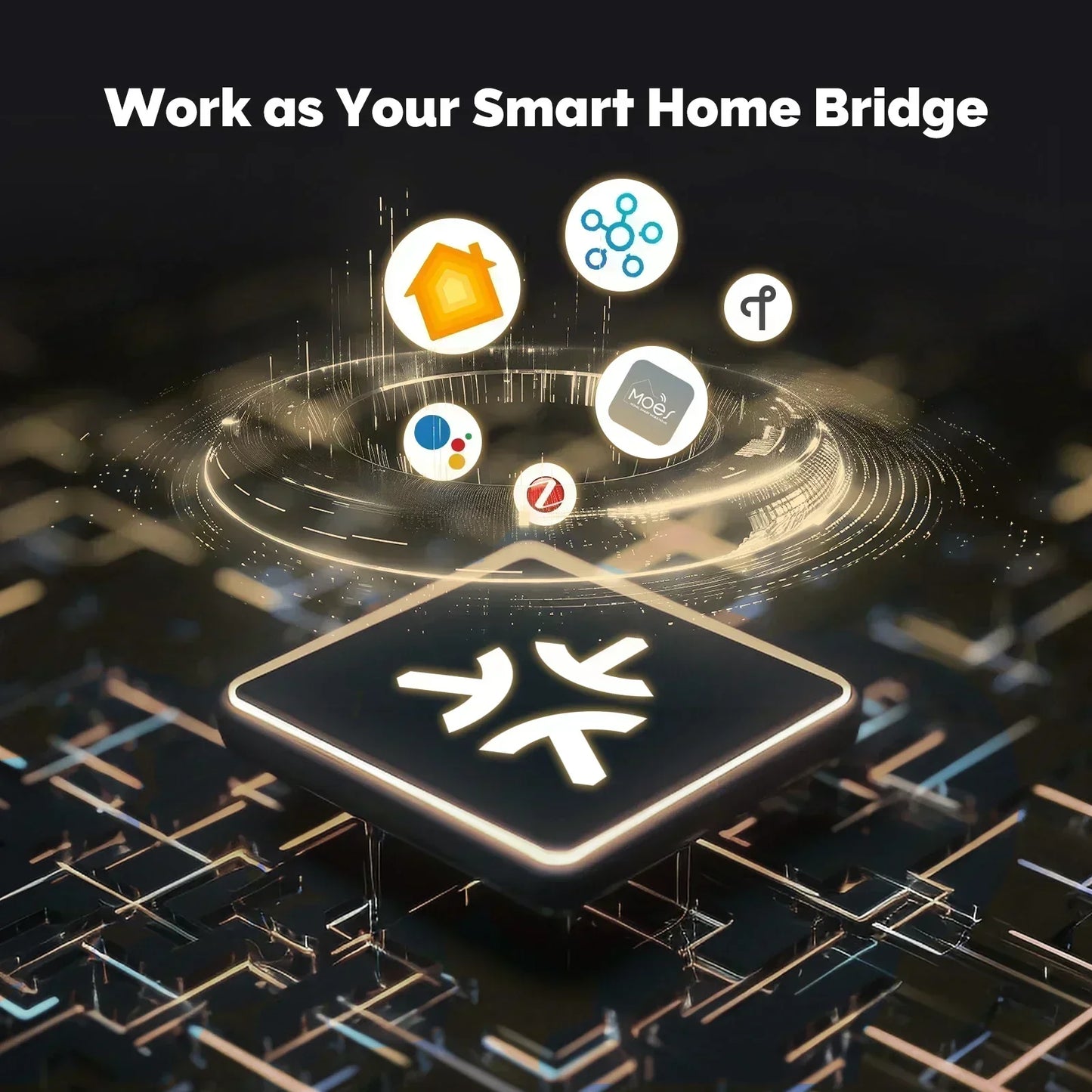 MOES Tuya Matter Hub – ZigBee & Thread Smart Home Gateway