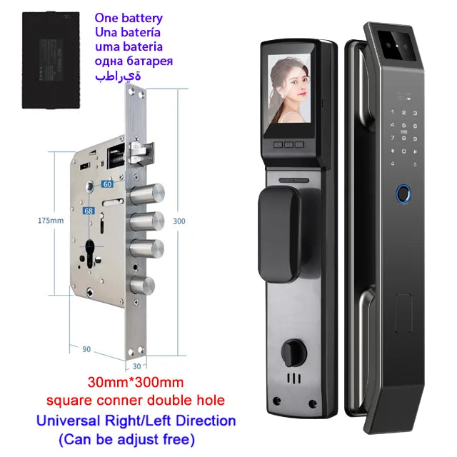 GARANT™Face Recognition Smart Door Lock (Camera + Fingerprint) — Keyless Wi‑Fi Entry