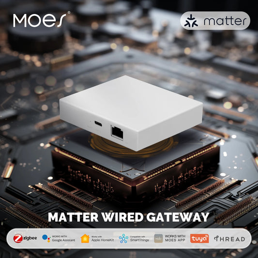MOES Tuya Matter Hub – ZigBee & Thread Smart Home Gateway